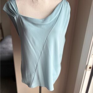 Theory Silk Light Blue Women's Top